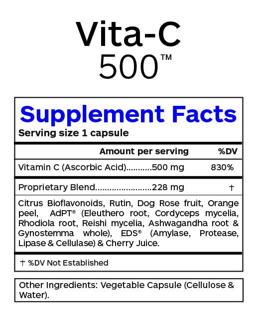 Buy Vita C 500 Complex By Professional Botanicals