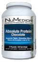 Naturally Botanicals | NuMedica Nutraceuticals | Absolute Protein-Chocolate- 39 servings