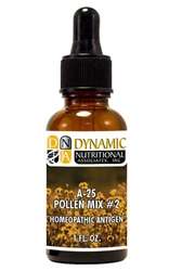 Naturally Botanicals | by Dynamic Nutritional Associates (DNA Labs) | A-25 Pollen Mix #2 Homeopathic
