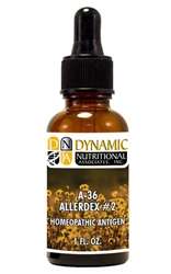Naturally Botanicals | by Dynamic Nutritional Associates (DNA Labs) | A-36 Allerdex-2 Homeopathic