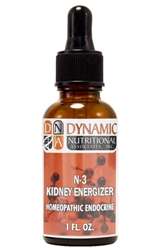 Naturally Botanicals | by Dynamic Nutritional Associates (DNA Labs) | N-3 Kidney Energizer | Homeopathic Endocrine Formula