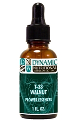 Naturally Botanicals | by Dynamic Nutritional Associates (DNA Labs) | T-33 WALNUT 6x, 8x, 30x Flower Essences Homeopathic Formula
