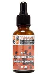 Naturally Botanicals | by Dynamic Nutritional Associates (DNA Labs) | N-20 Stomach Energizer | Homeopathic Endocrine Formula