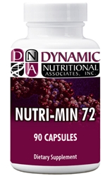 Naturally Botanicals | Dynamic Nutritional Associates (DNA Labs) | Nutri Min 72 | Montmorillonite (Bentonite) Mineral Supplement Detox - Support for Colon, Blood, & Lymph